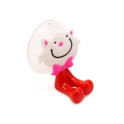 Tandborsthllare med sugkopp St tecknat djur