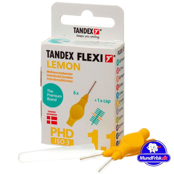Tandex Flexi Mellemrumsbrster ISO 3 LEMON