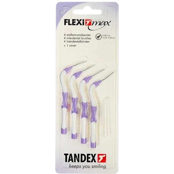 Tandex Flexi Max Gap borstar 0,80 mm ISO 4 LILAC