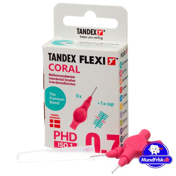 Tandex Flexi Mellemrumsbrster ISO 1 CORAL