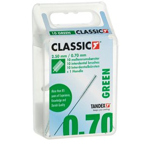 Tandex Classic Mellemrumsbrster GREEN