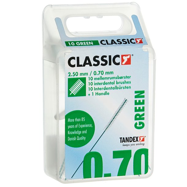 Tandex Classic Mellemrumsbrster GREEN