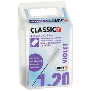 Tandex Classic Mellemrumsbrster Medium VIOLET