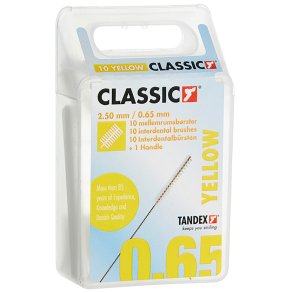 Tandex Classic Gap Brushes Micro Fin 0,65 mm GUL