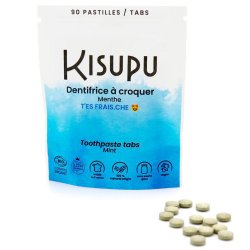 Ekologiska tandkrmstabletter Kisupu Mint 90 st.