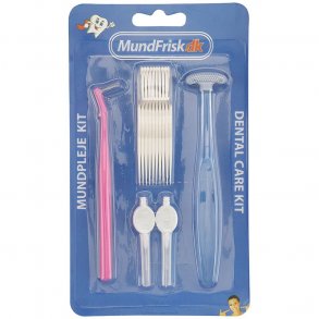 Tandvrdsset Tungskrapa + Tandtrdspinnar + Mellanrumsborstar