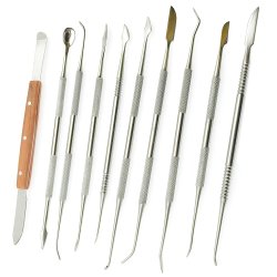 10 stk. Tanninstrumenter i lrveske