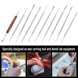 10 stk. Tanninstrumenter i lrveske