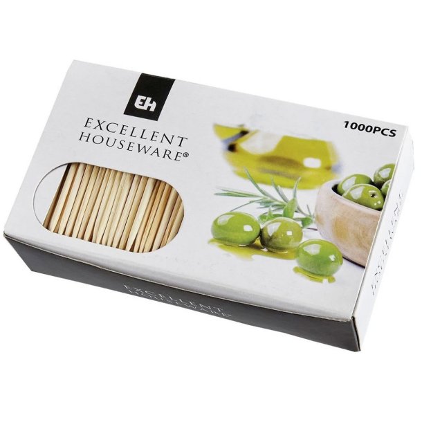 Tannpirkere Wood 1000 stk. EXCELLENT Houseware