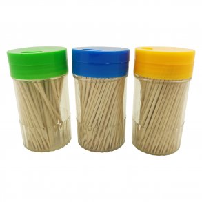 Tandpetare av tr - 3 x 150 st. i dispenser