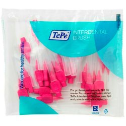 25 stk. TePe Original Gap Brushes ROSA ISO 0 - 0,4 mm.