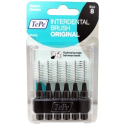 TePe Mellemrumsbrster Original 1.5 mm. ISO 8 SORT 6 stk.