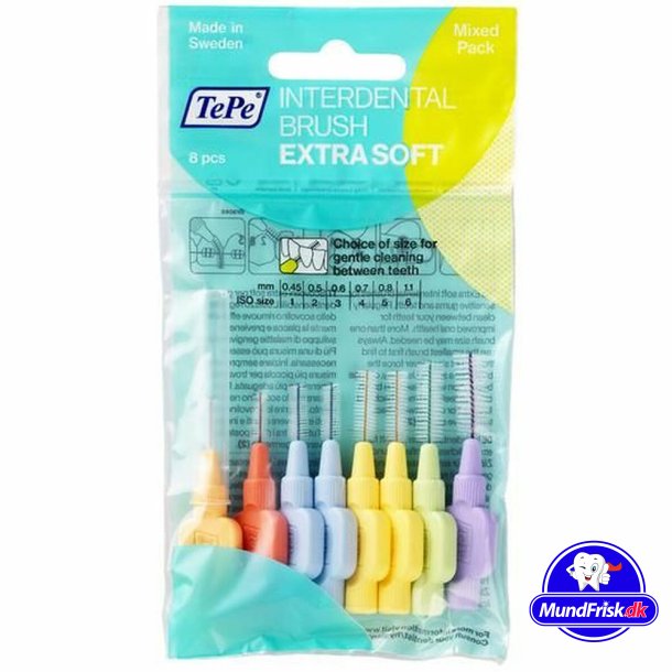 TePe Gap-brster Mixpakk Extra SOFT 8 stk.