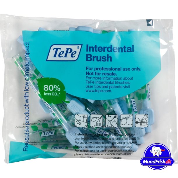 25 stk. TePe Extra SOFT Mellemrumsbrster 0.60 mm ISO 3 BL