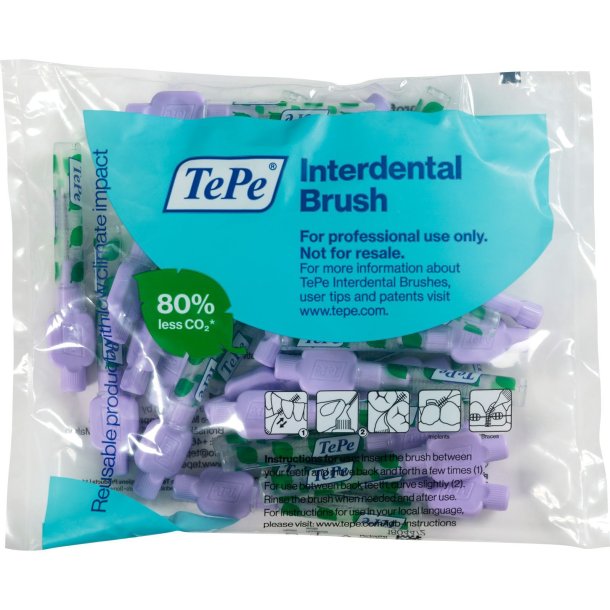 25 st. TePe Extra SOFT Gap borstar 1,10 mm ISO 6 LILA