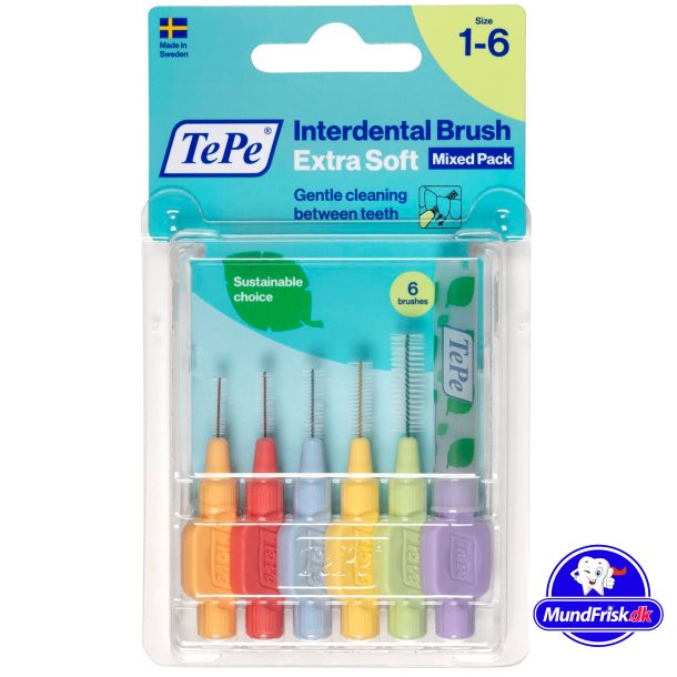 TePe Gap B&uuml;rsten Mixpack Extra SOFT 6 Stk.