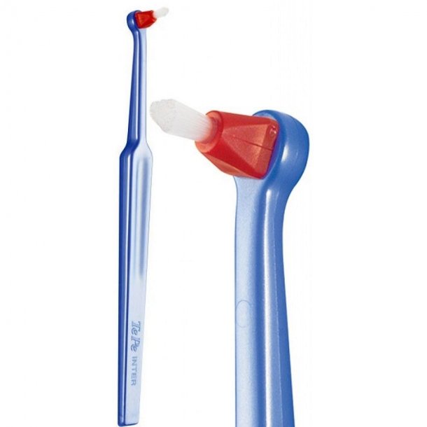 TePe InterSpace Interspace tannbrste med 12 Refills - MEDIUM