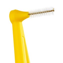 25 st TePe Angle Gap borstar GUL ISO 4 - 0,7 mm.