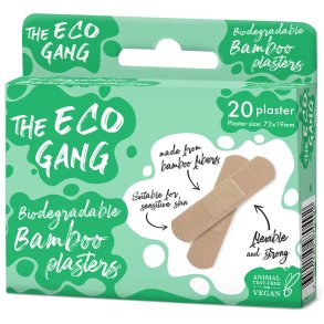 The Eco Gang Biodegradable Bamboo Plasters � 20 stk.