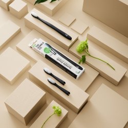 Vxtbaserad tandborste + 3 utbytbara huvuden Humble Co. SOFT