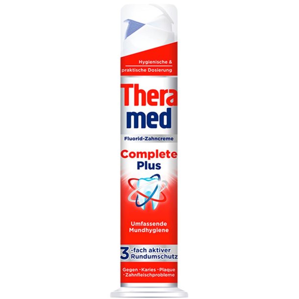 TheraMed Complete Plus Tandpasta - Pumpe-Dispenser 100 ml.