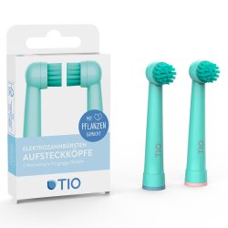 Hllbara borsthuvuden fr Oral-B Tio Tiomatik Coral-Blue Bio-baserade