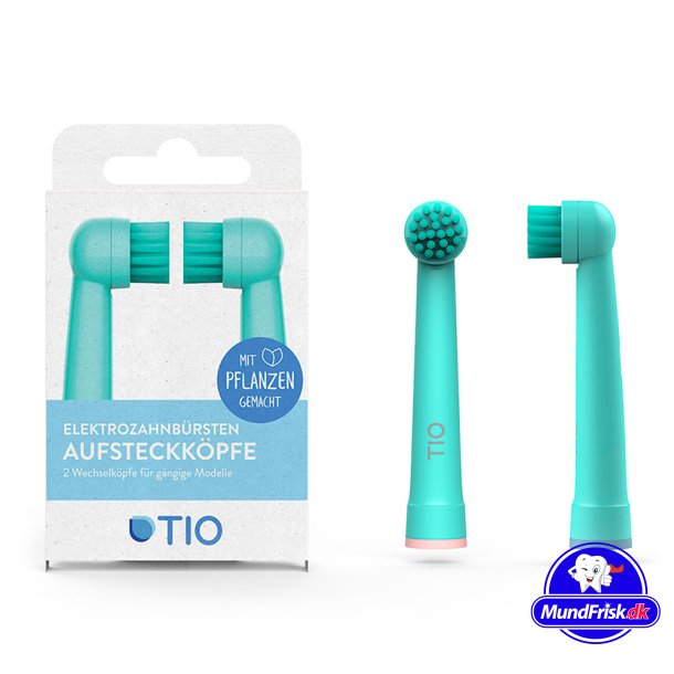 Nachhaltige Brstenkpfe fr Oral-B Tio Tiomatik Coral-Blue, biobasiert