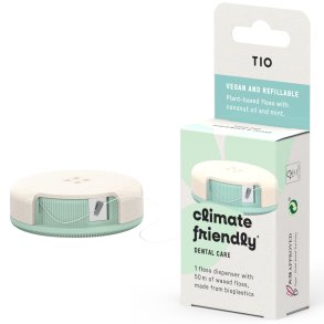 Tandtrd uden PFAS + Dispenser Tio Plantebaseret Vegansk