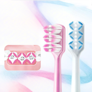 Ortodontisk Tandb�rste DENTADAN W-shape Soft Ortho � m�lrettet reng�ring omkring b�jle