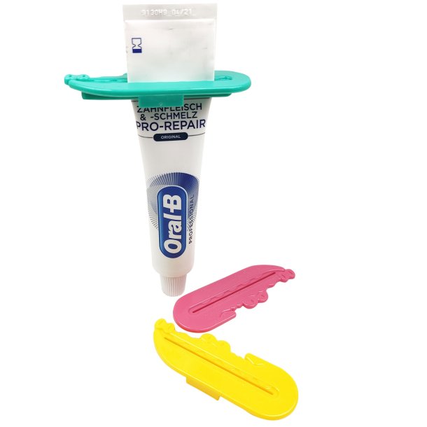 3 stk. Tubeklemmer MundFrisk Crocodile Tubepresser