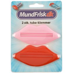 2 stk. Tube-klemmer - MundFrisk Lips Tubepresser