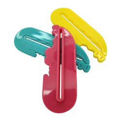 3 stk. Tubeklemmer MundFrisk Crocodile Tubepresser