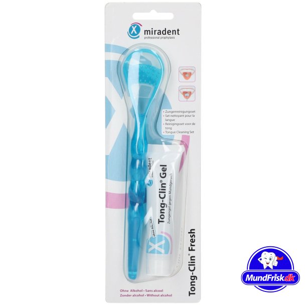 Zungenreiniger-Set Miradent Tong Clin Fresh