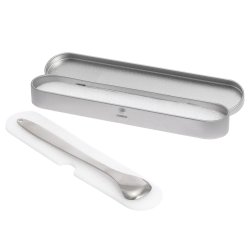 Tungskrapa set Rostfritt stl - 2 st. Tungrengrare Alu box.