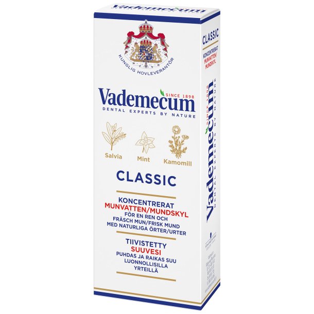 Vademecum Classic Koncentreret Mundskyl 75 ml