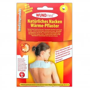 Wundmed Natrliches Vrmande Gips Fr Nacke - 30 x 9,5 cm.