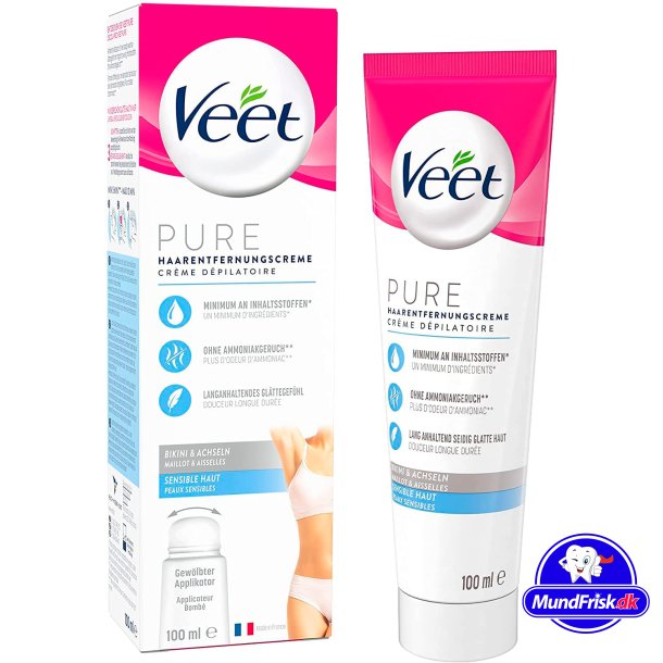 Veet Haarentfernungscreme Pure Bikini &amp; Achseln 100 ml.