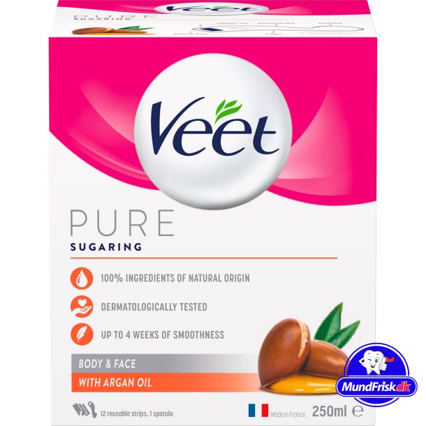 Veet Pure Hrfjerning Sugaring Warm Wax Argan Oil Body &amp; Face