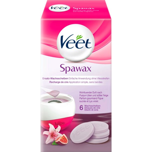 Veet Ontharing Spawax Wasschijven Refill 6 stuks.