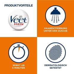 Veet Men Hrfjerningscreme Armhuler 100 ml.