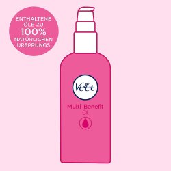 Veet Multi Benefit Care Oil Kropp & Ansikte 100 ml.