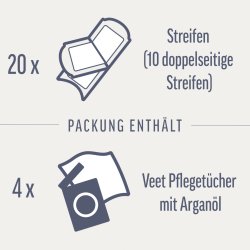 Hrfjerning Veet Expert Cold Wax Strips Face 20 stk.