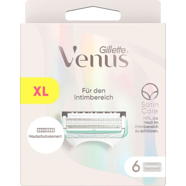 Gillette Venus Satin Care Intim barberblad 6 stk.