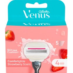 Gillette Venus Comfortglide Barberblad Jordbr 4 stk.