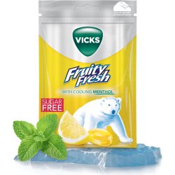 Vicks Halspastiller Fruity Fresh Lemon Plus 72 gr.