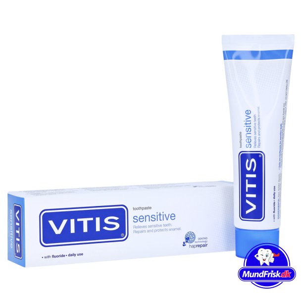 Vitis Sensitive Tandpasta til flsomme tnder 100 ml.