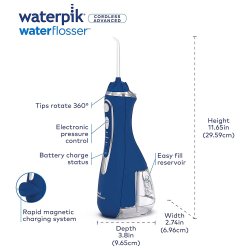 Waterpik Advanced BLUE trdlst Munskljar