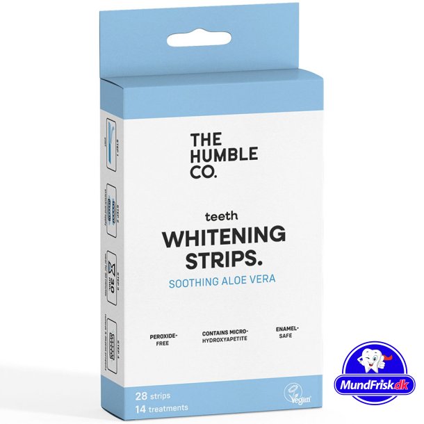 Natrliche Micro -Hydroxylapatit Whitening Streifen THE HUMBLE Co. Aloe Vera, 28 Stck