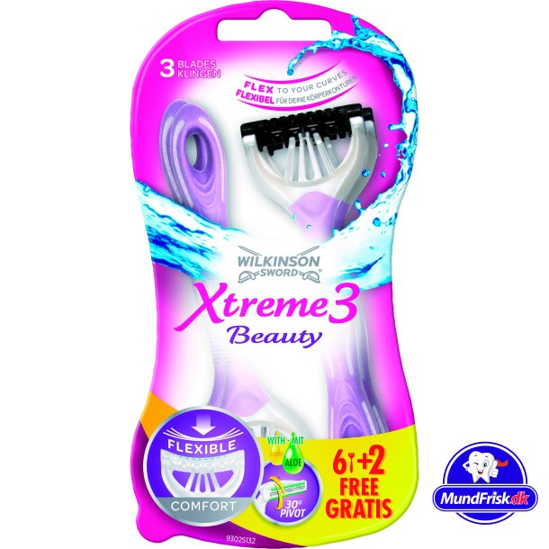 Wilkinson Einwegschaber Xtreme3 Beauty 8 Stk.