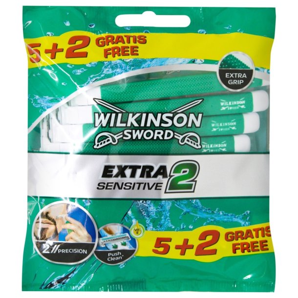 Wilkinson Engangsskrabere Extra 2 Sensitive 5+2 stk.